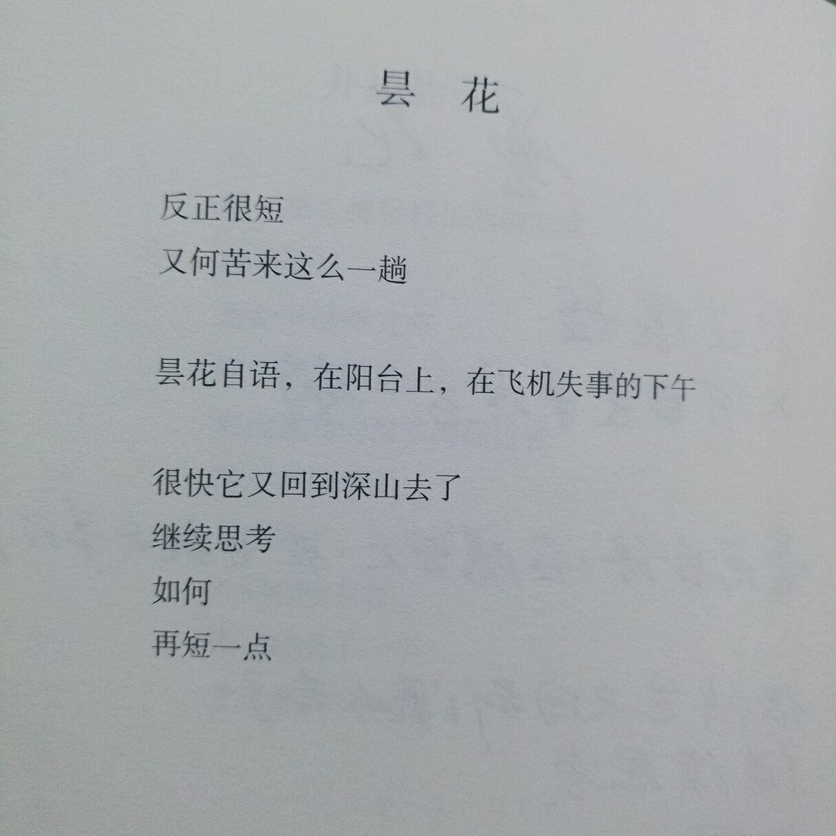 洛夫诗手稿