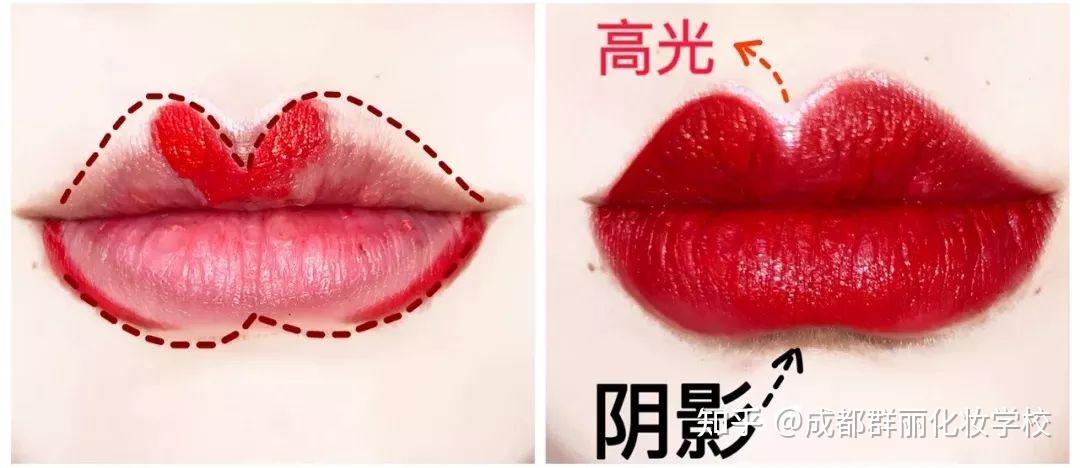 椭圆唇可能听起来比较抽象,其实就是没有明显唇峰/唇珠,整体看起来