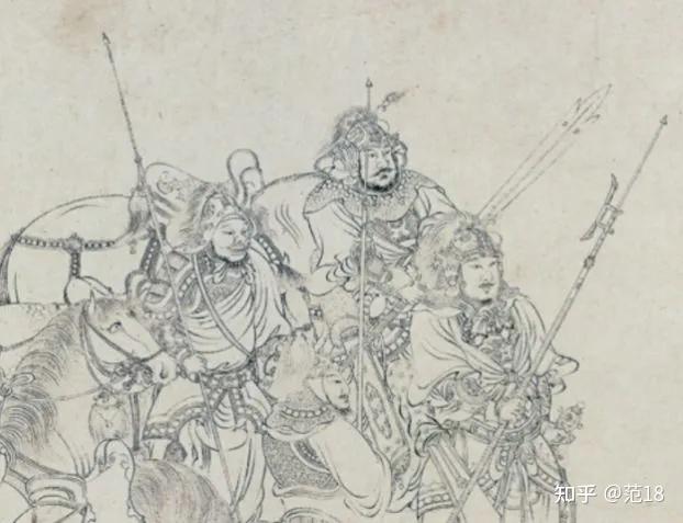 中国画线描人物——十八描法 - 知乎
