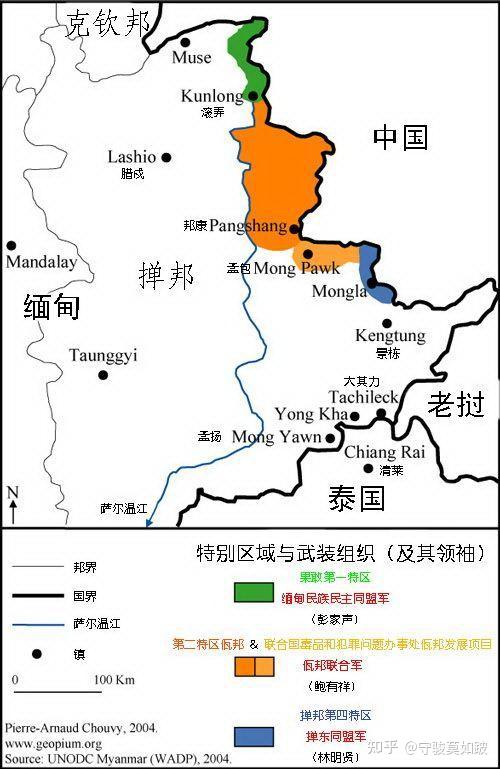 果敢只是缅甸掸邦下属的弹丸之地,面积2700平方公里,人口25万,跟国内
