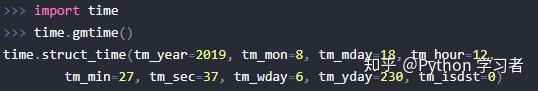 Python的time库的一些简单函数以及用法 - 知乎