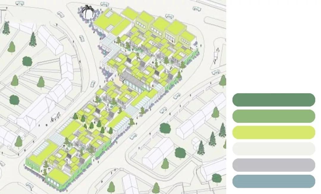 景观建筑效果图必备配色色卡,快收藏备用! - 知乎