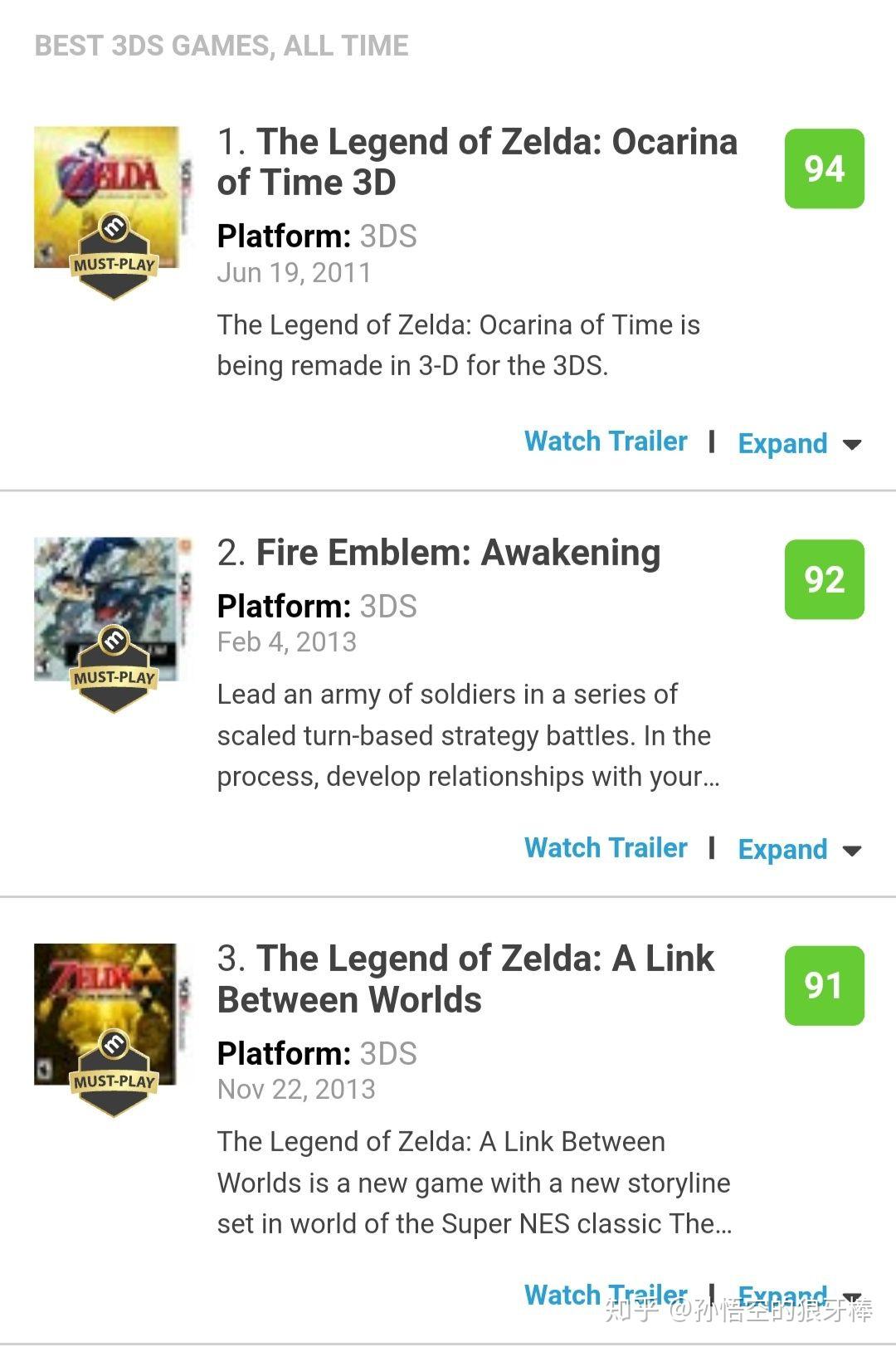 3ds上推荐哪些游戏?