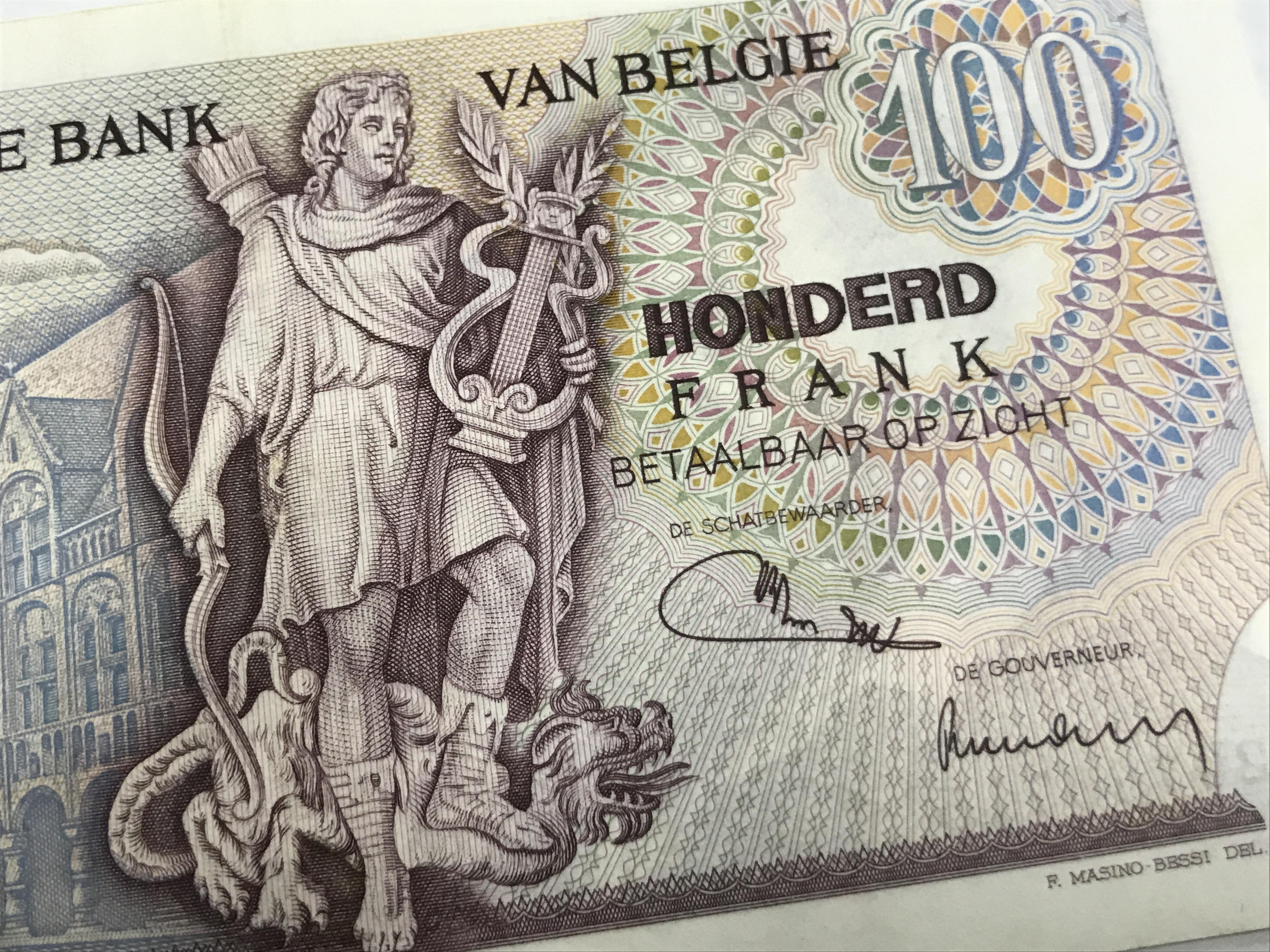 欧元区系列～1～比利时法郎纸币 - 知乎