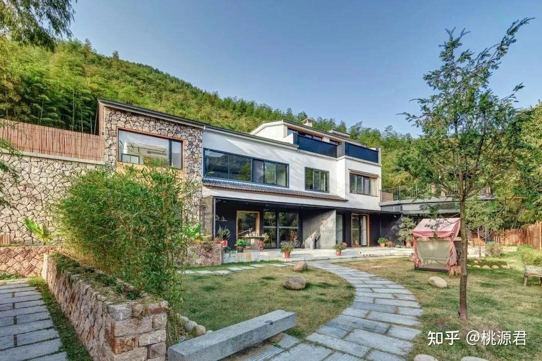 民宿出租丨莫干山仙潭村精品民宿, 680平米9间客房45万/年出租,租金可