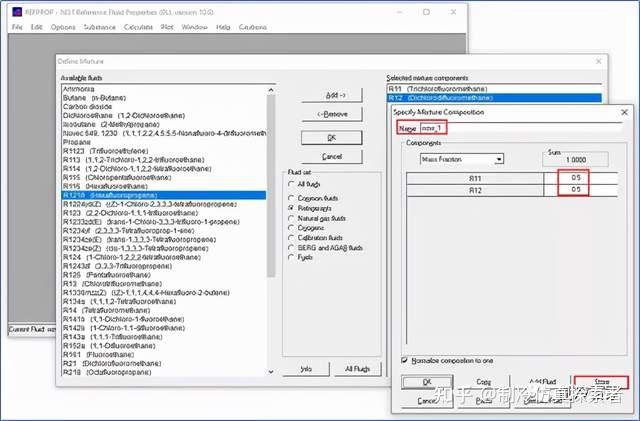defining a mixture using refprop with labview · issue... 制冷物性王牌软件Refprop:中文翻译和使用手册(附下载链接) - 知乎