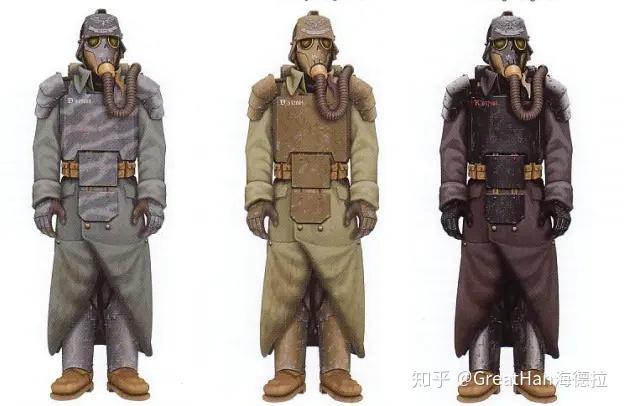 克里格死亡兵团的头盔是标准的马克ix型盔,这种塑钢制成的的头盔可以