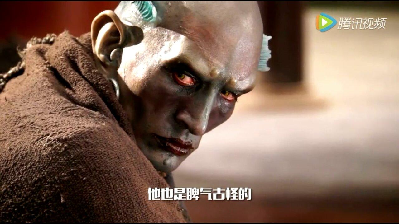 无意中卖萌(和孙悟空神同步了有木有)巴特尔饰演的沙僧对应的是《西游