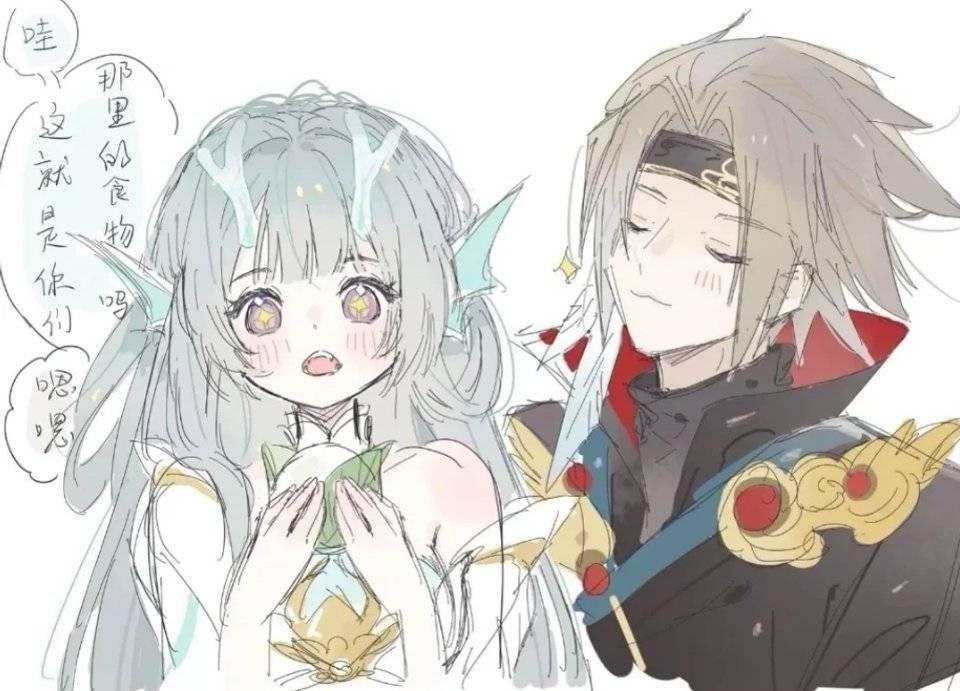 有没有东方曜和西施的动漫情头?