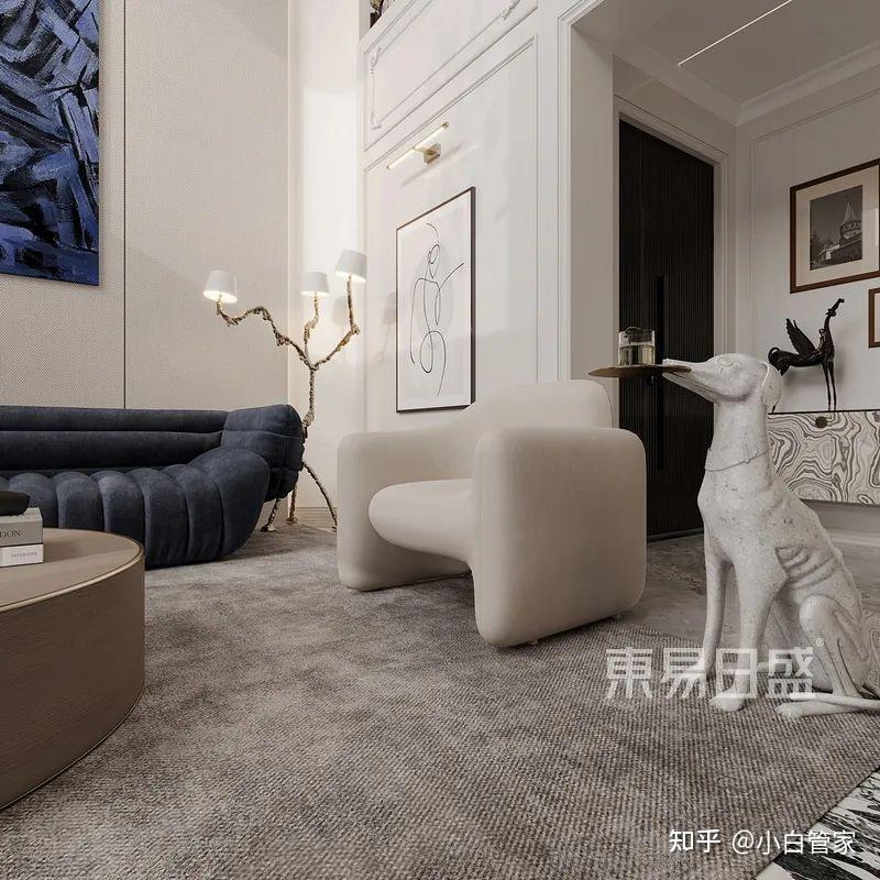 400㎡别墅设计,法式+复古,氛围感直接拉满! - 知乎