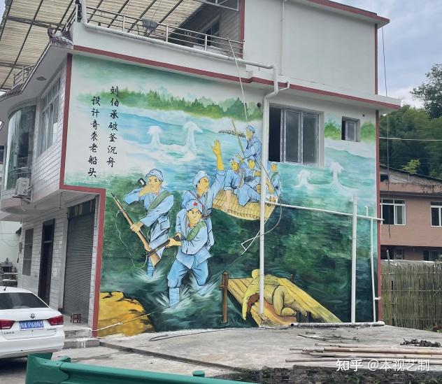 追寻红色记忆缅怀雨花英烈将人带回战火纷飞的年代栩栩如生的画作红瓦