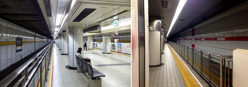 名古屋地铁站台