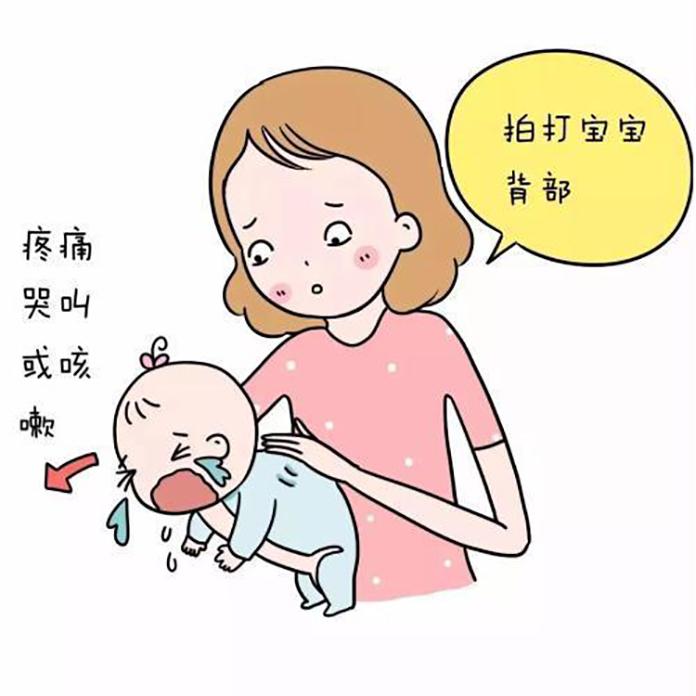 婴儿呕吐急救姿势图图片