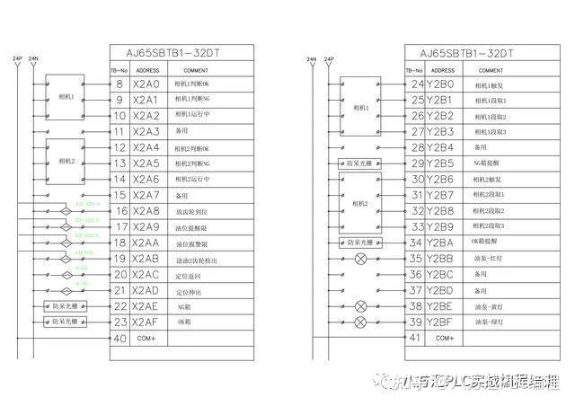 三菱q系列232口针脚6针图片