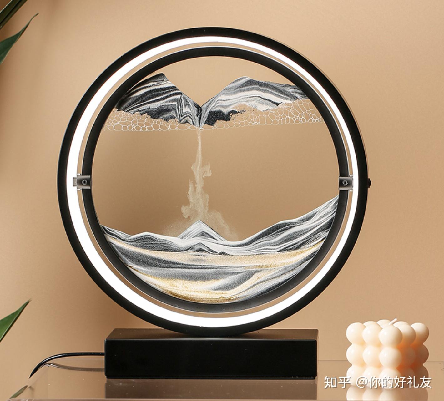 创意解压流沙画沙漏摆件