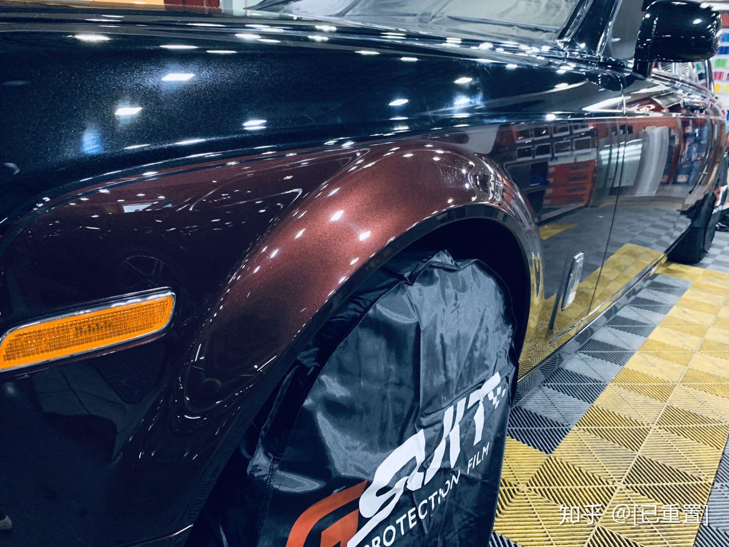 劳斯莱斯贴gsuit隐形车衣效果图