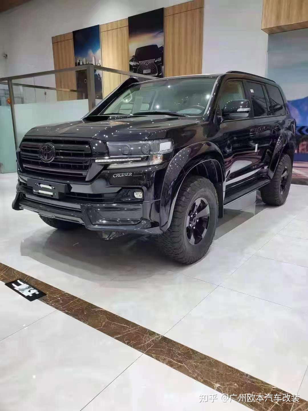 丰田兰德酷路泽改装黑金刚宽体轮眉兰德酷路泽lc200改装黑金刚