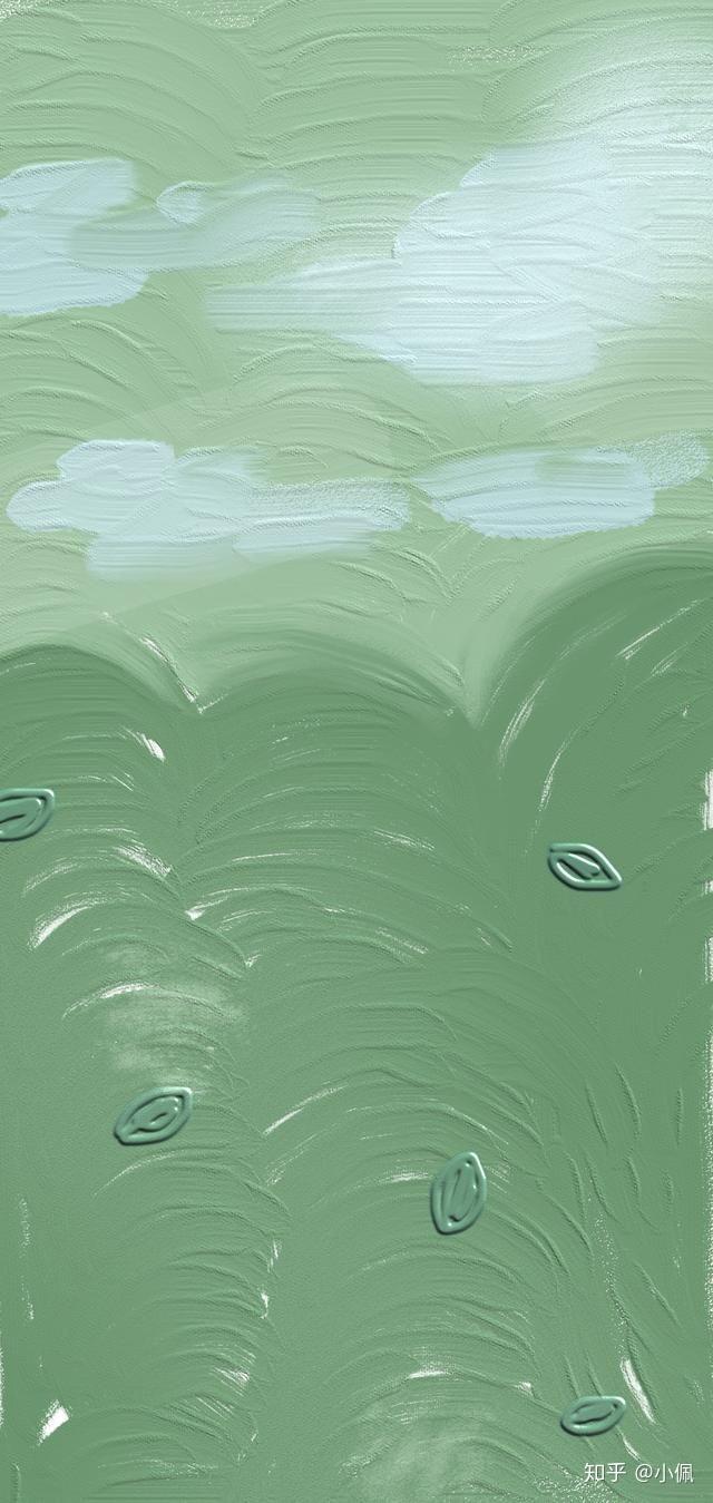 想要一些抹茶色的东西当壁纸