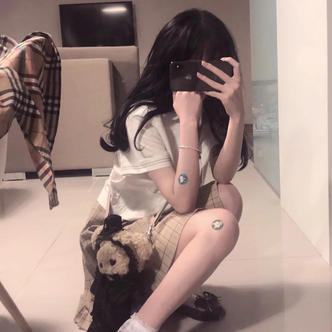 有没有好看的女生头像呀最好是真人挡脸的那种