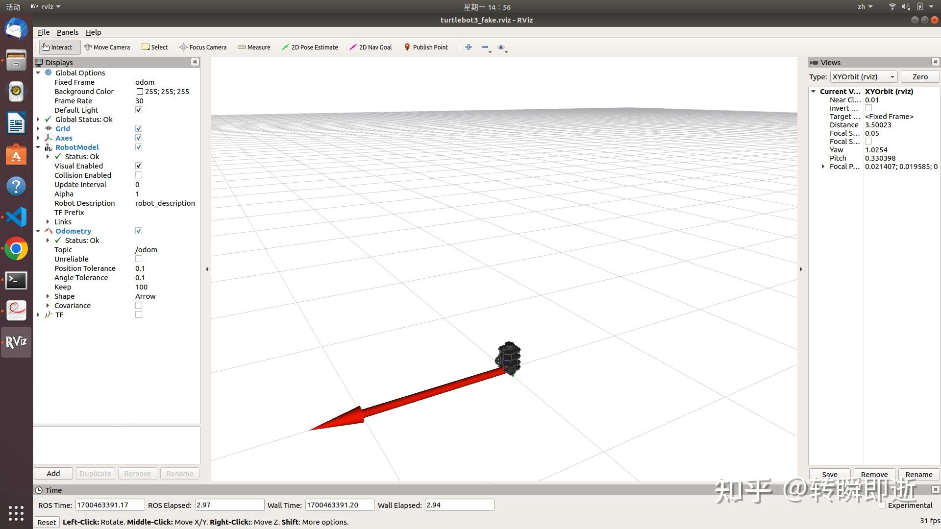 基于TurtleBot3的仿真slam建模与导航(Gazebo建模) - 知乎