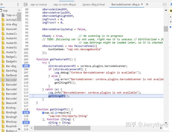 SAP UI5 barcode 控件的 feature 检查探测机制单步调试 checkCordovaInIframe 知乎