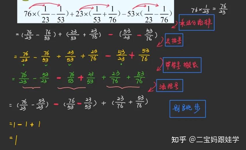 五下数学:分数的四则混合运算及分数的巧算 - 知乎