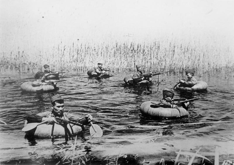 福与悦夫 桃花林図 共箱 二重箱 陸軍嘱託従軍画家 南画院常務理事 帝展 掛軸 二战中的苏联陆军侦察兵- 知乎