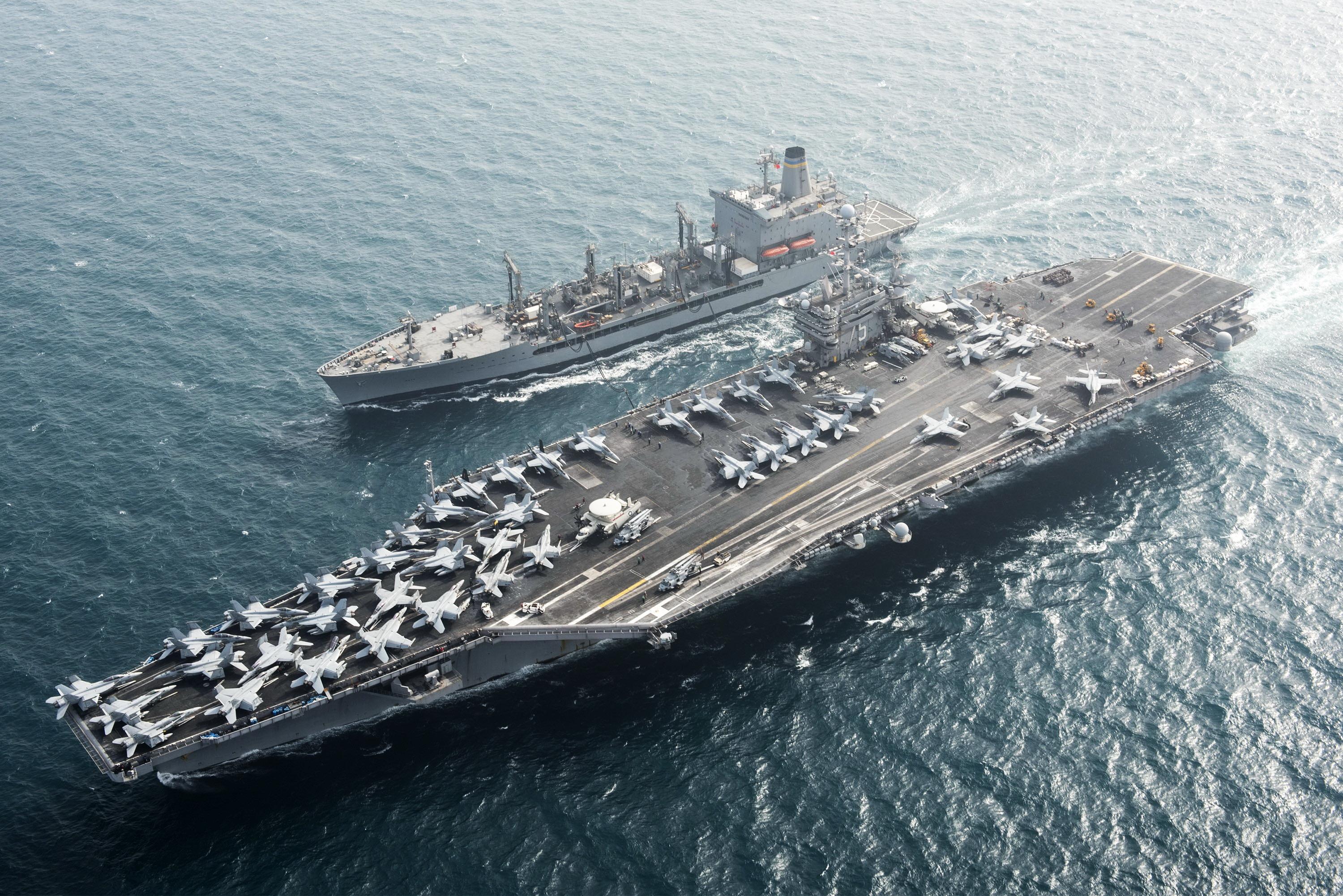 The Reason the Navy Is Exploding Bombs Near Its New Nuclear Aircraft Carrier | The National ...