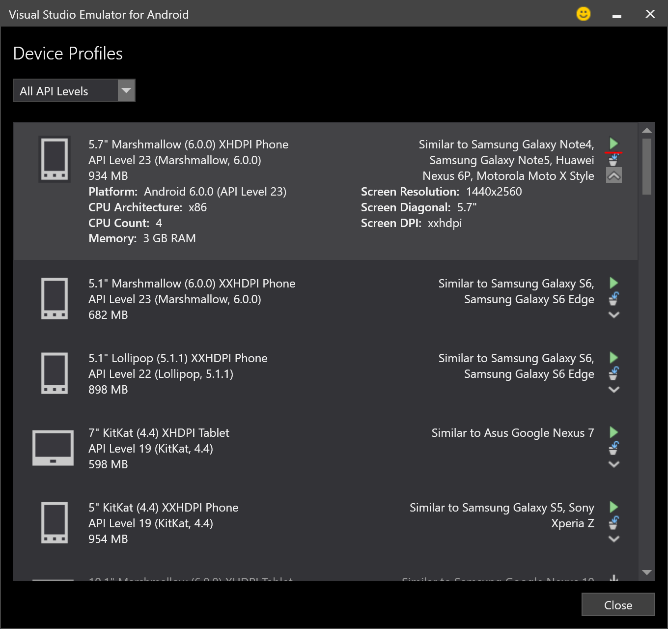 Using the Visual Studio Emulator for Android from Android Studio - 知乎