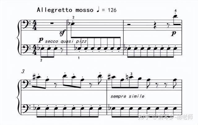 断奏(staccato)又称断音弹奏法,是钢琴重要的基本弹奏方法之一.