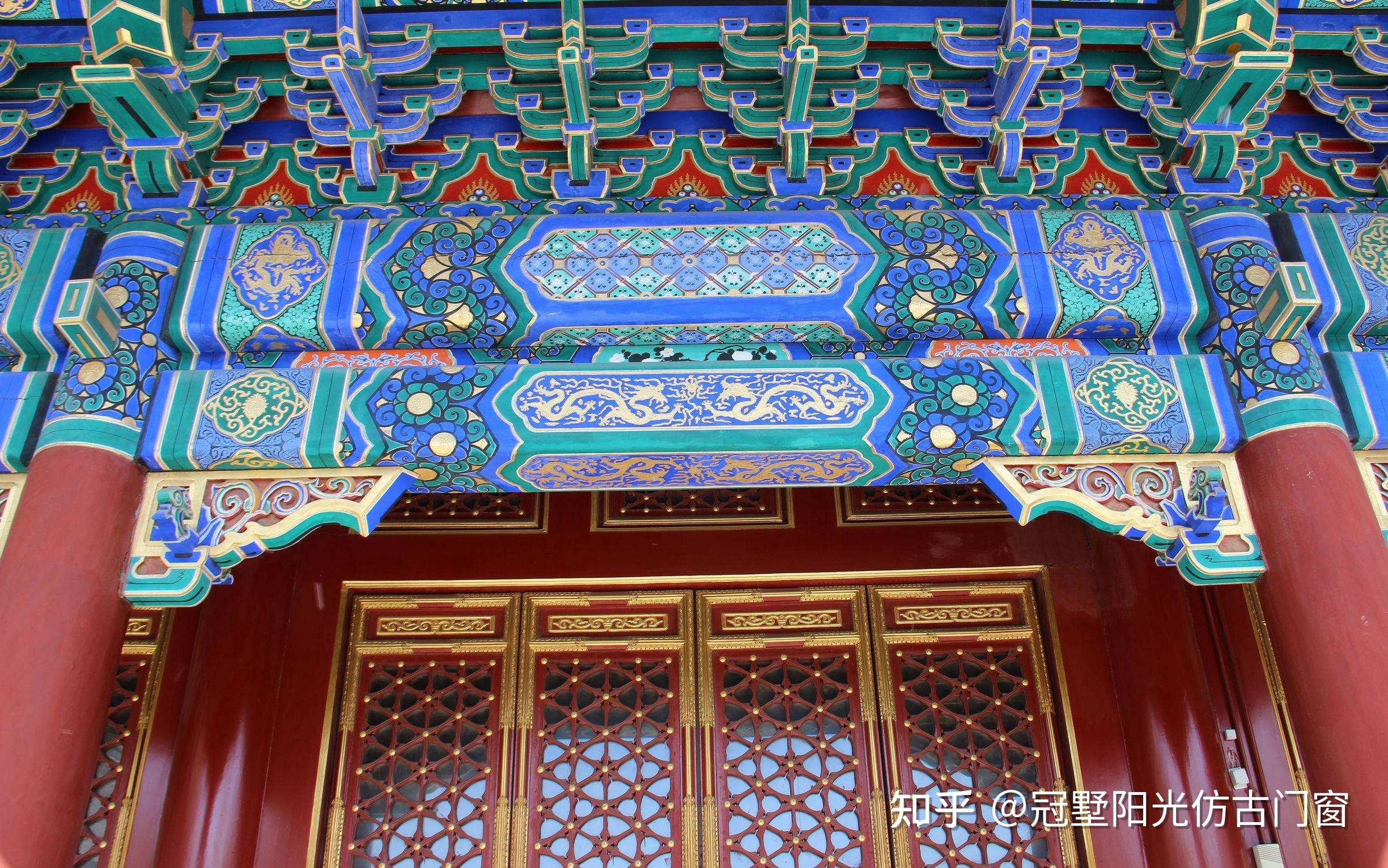 古建筑中彩画装饰的分类「冠墅阳光」 - 知乎