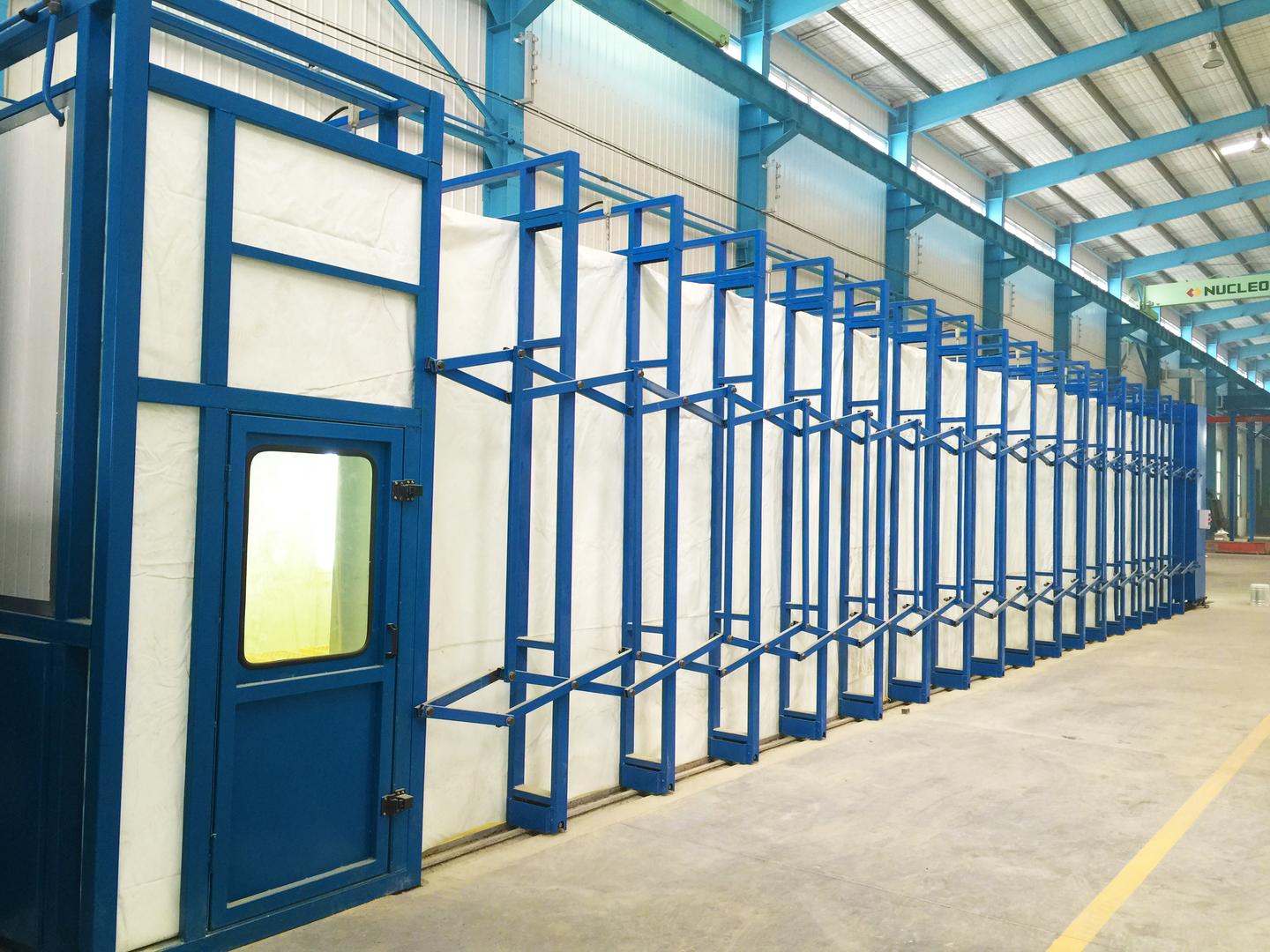 深度解析——伸缩喷漆房为什么这么受欢迎!