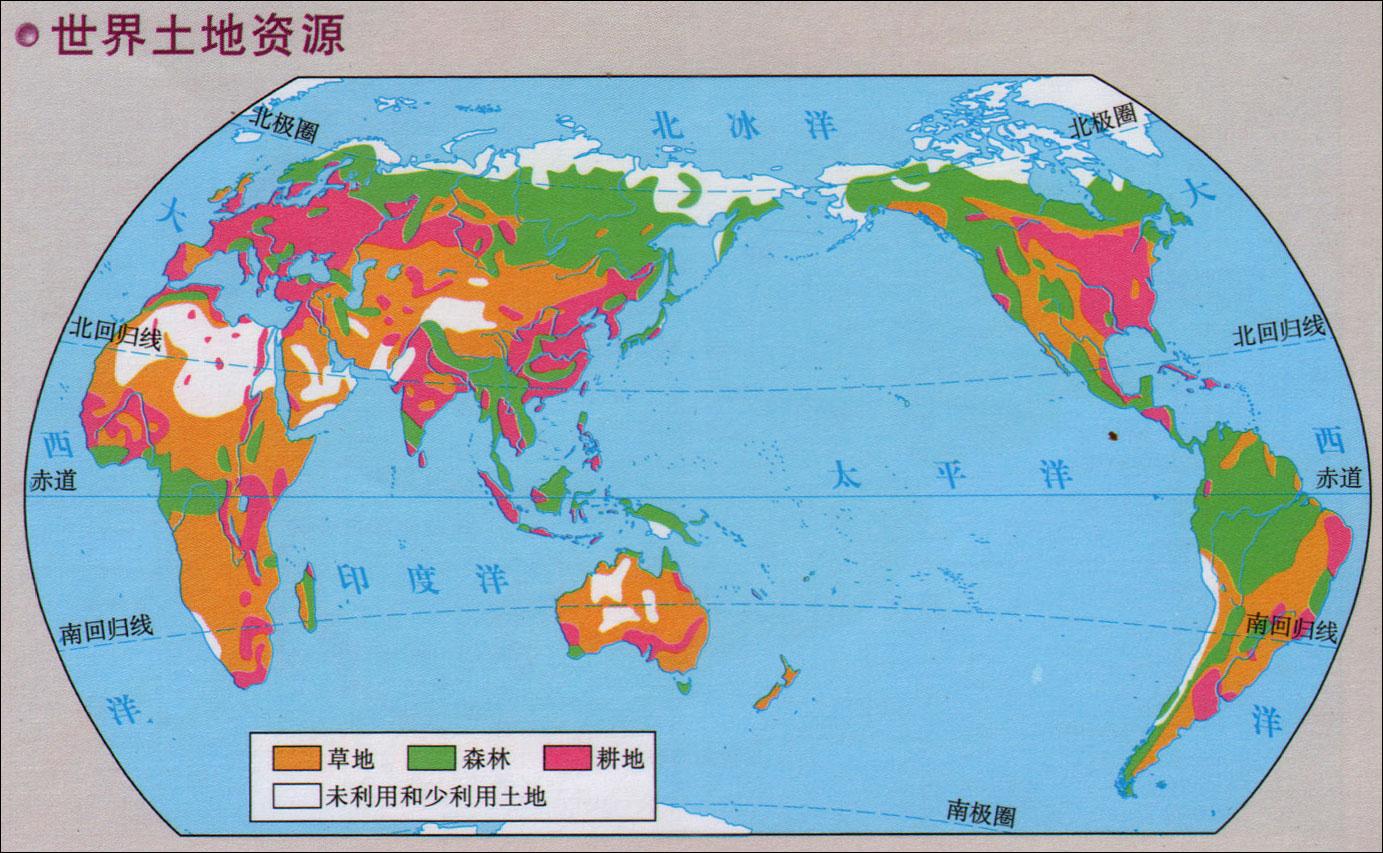 亚洲耕地分布图图片