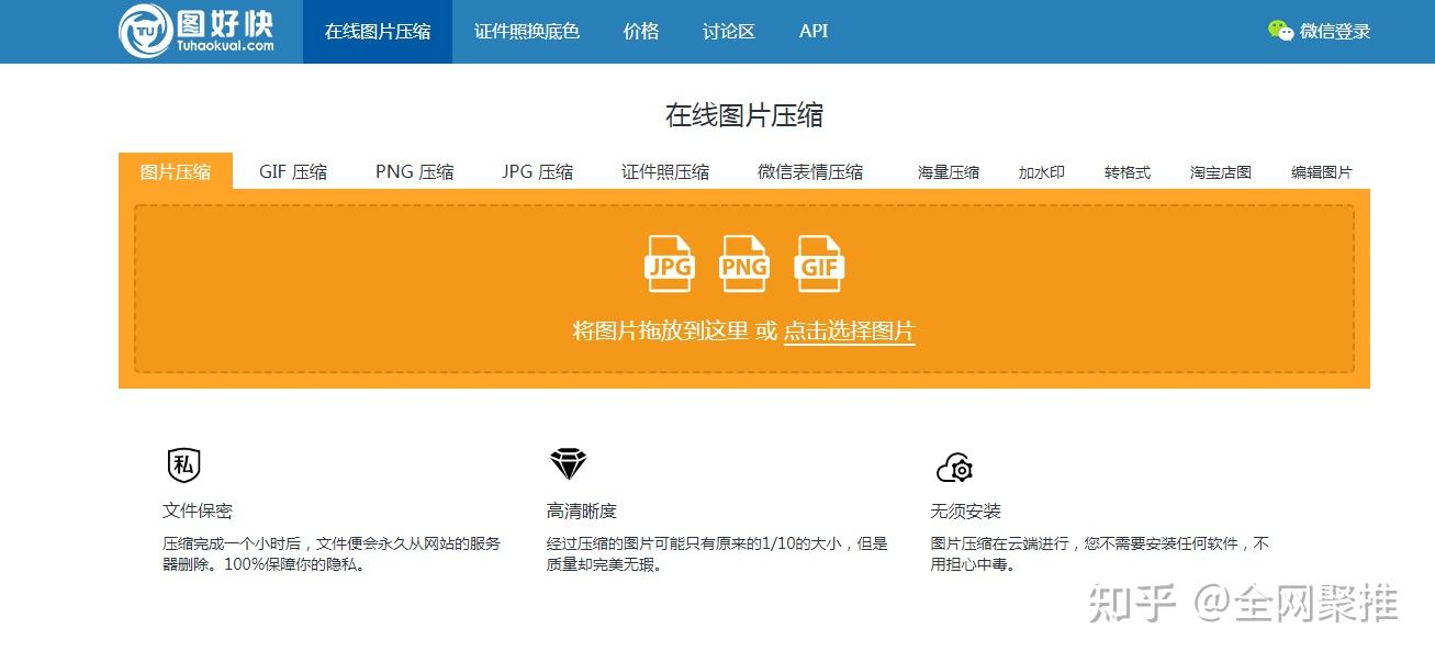 最好用的10个免费在线无损图片压缩网站