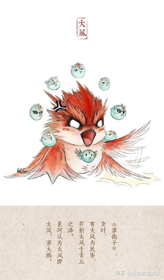 插画上古神兽天团来袭超凶的哦