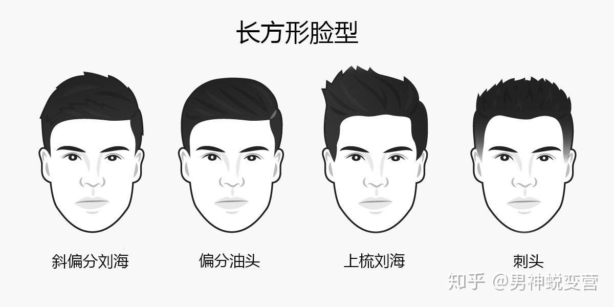 男人的脸型分几种图片图片