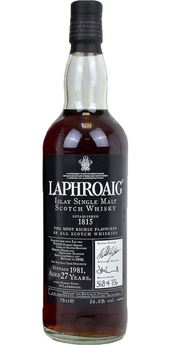 拉弗格laphroaig27年1981