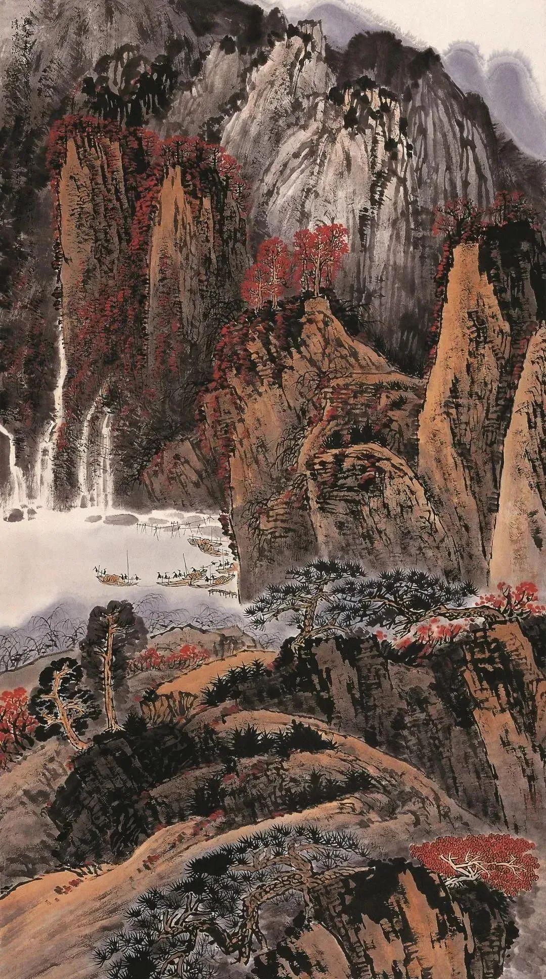 【艺术世界】国画精品山水画，大气磅礴，让人有身临其境的感觉 - 知乎