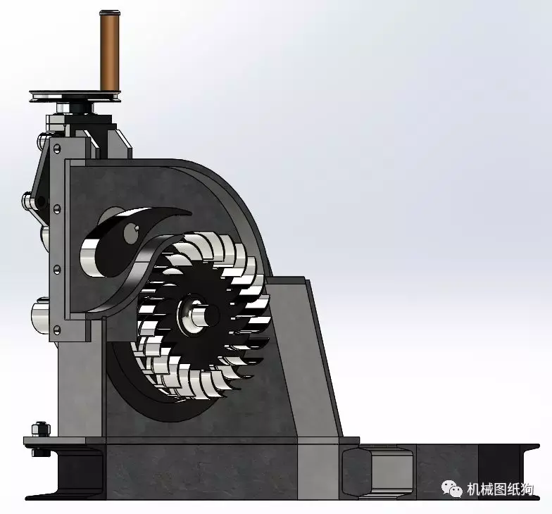 工程機械貫流式水輪機3d模型圖紙igs格式