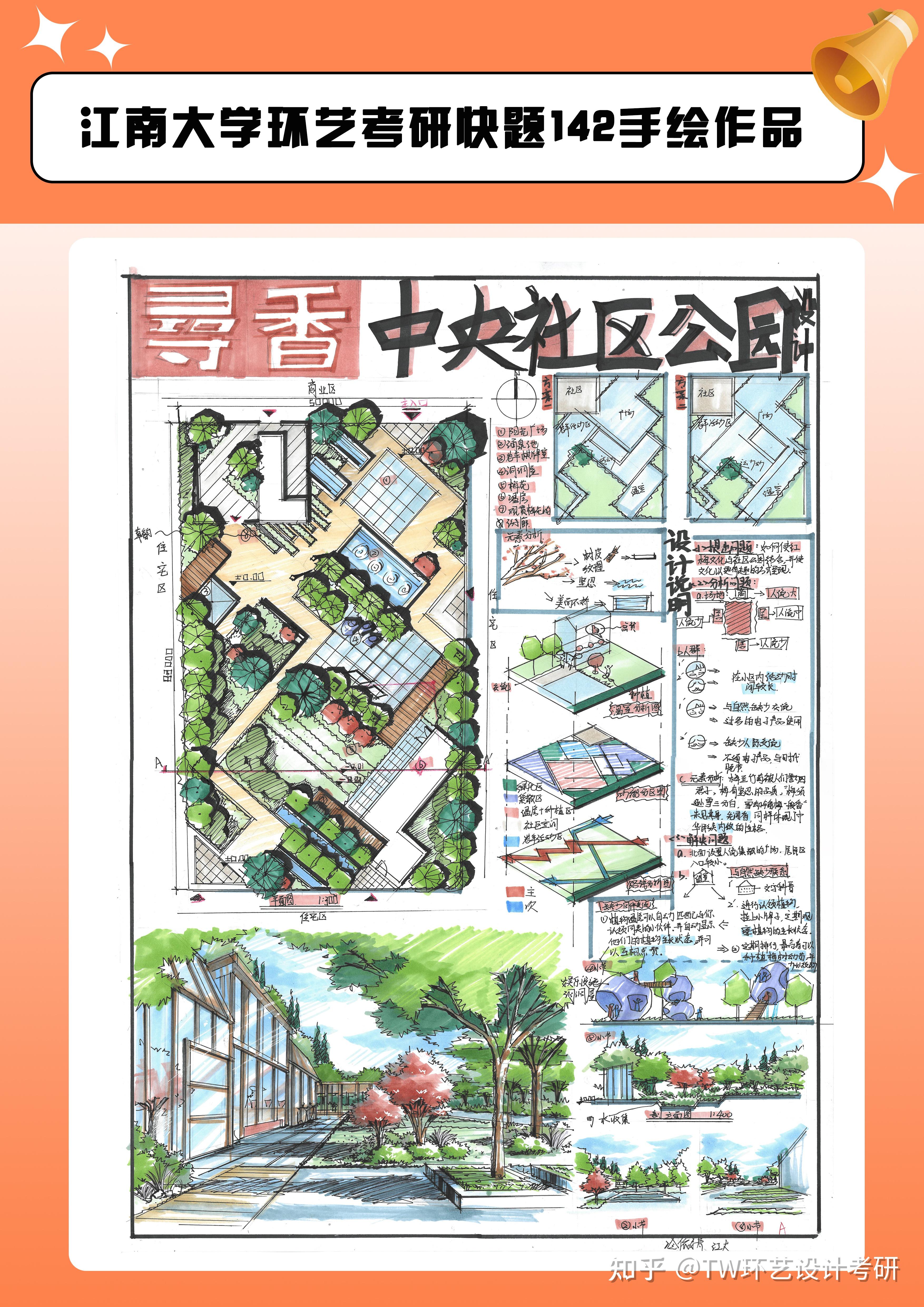 江南大学环艺考研·冷学姐手绘142作品分享 - 知乎