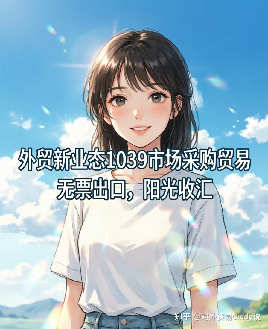1039 不是平台、不是渠道,是国家认可的正规出口贸易方式! - 知乎