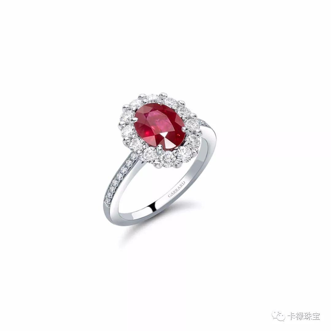 新款天然红碧玺戒指 18K金au750戒指彩色宝石钻石戒指女 一件代发-阿里巴巴