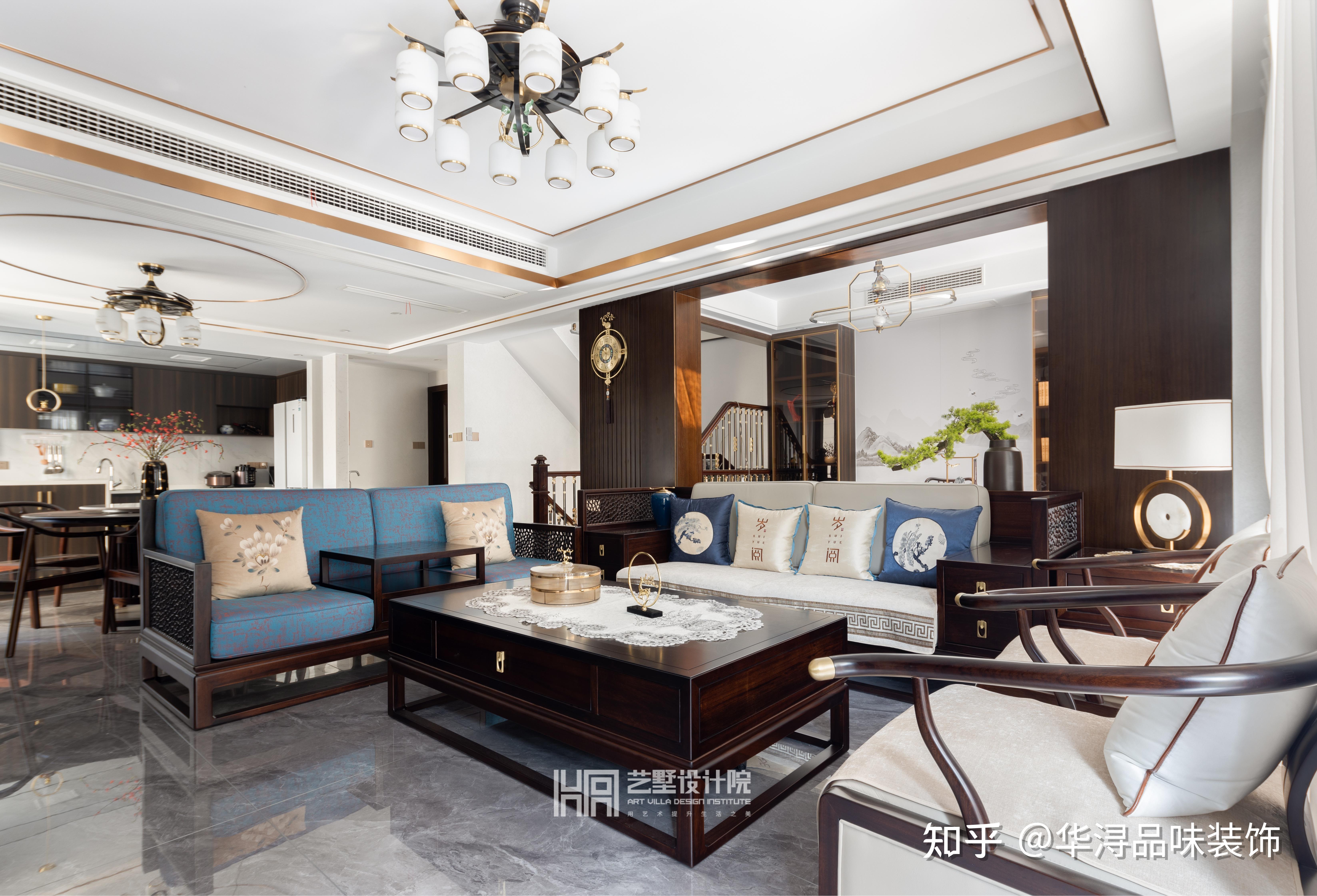 280平新中式别墅,一步一景,婉约内敛的东方意境! - 知乎