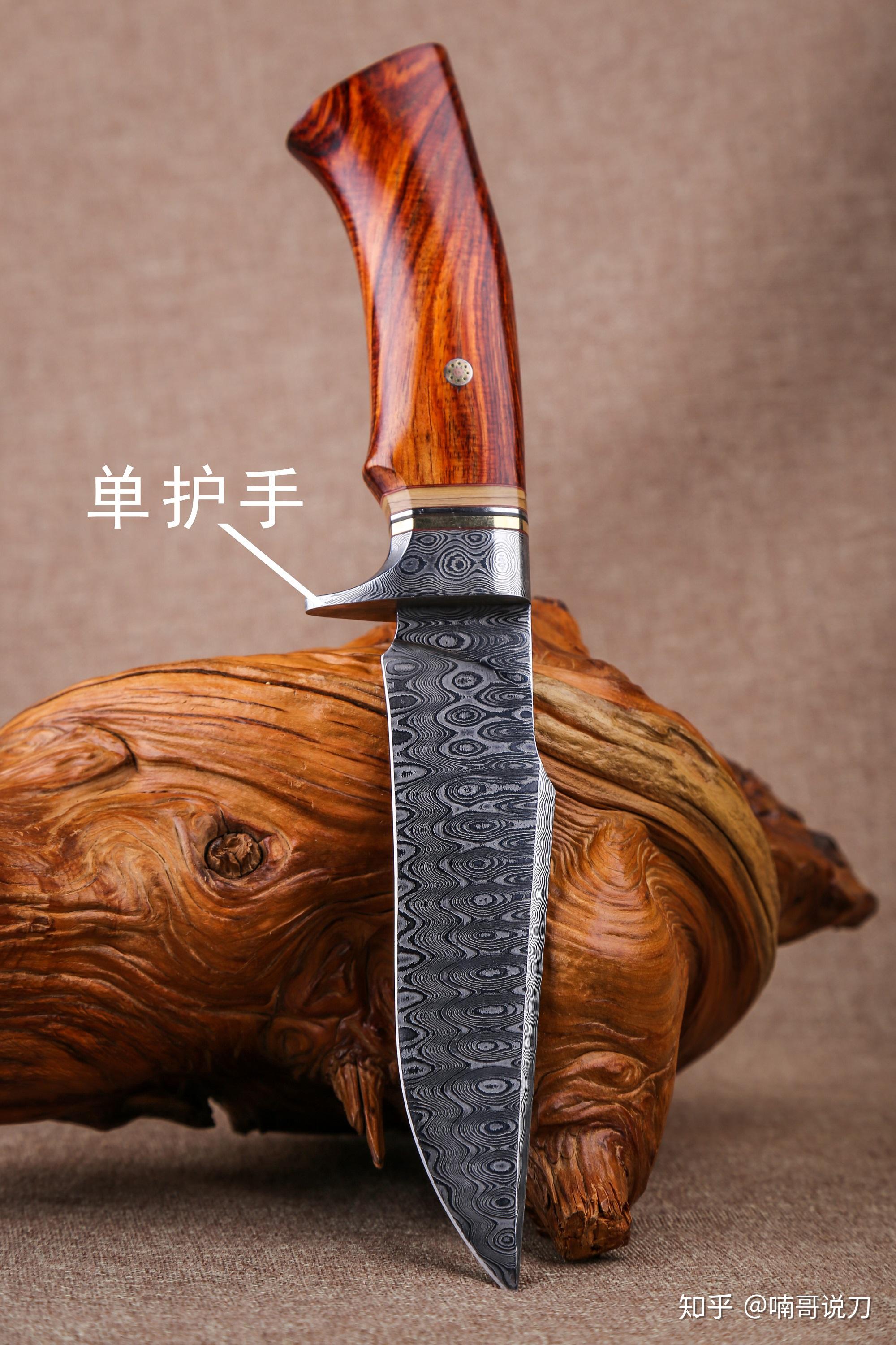 大马士革刀各部位解剖标示得非常清晰