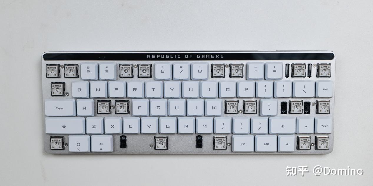 ROG 魔导士RX Low Profile 65%三模机械键盘首发拆解测评 - 知乎