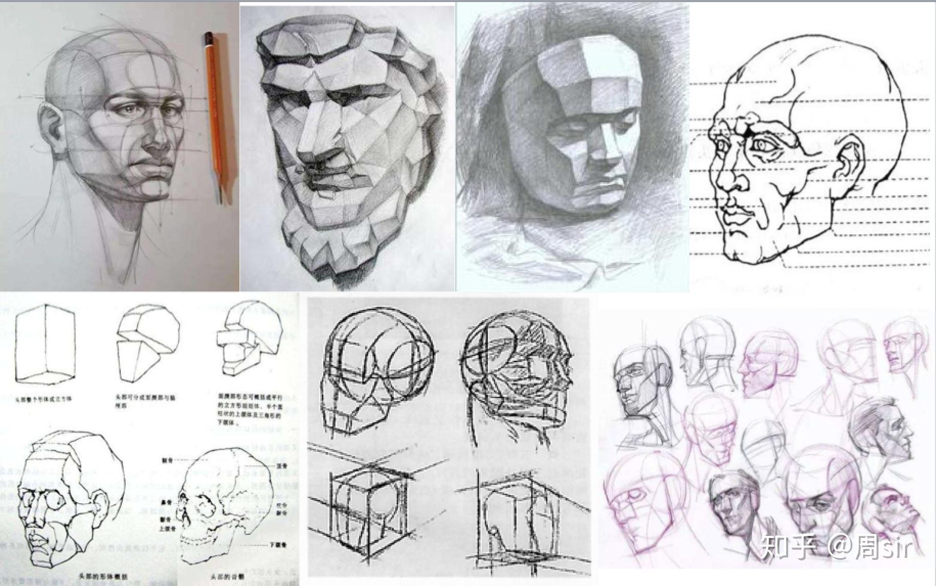 人像人物头像素描绘画中小白常见问题解析