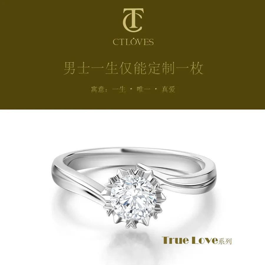 ctloves真爱戒指想告诉你爱情从来都不是用金钱来衡量的