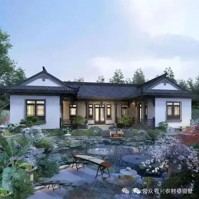 25款一层中式别墅,尽显儒雅风范乡村养老自建住宅! - 知乎