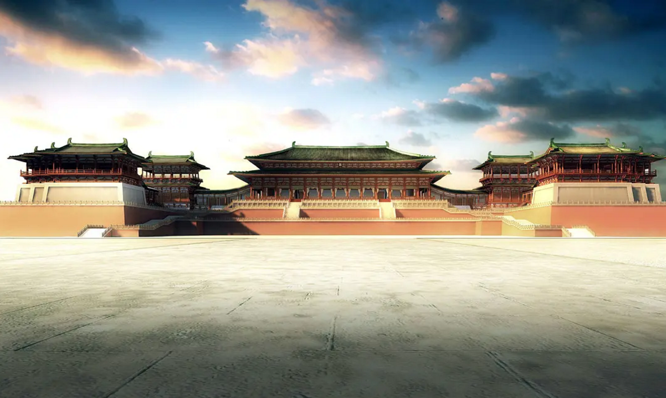 明北京城宫殿图-东华-图片