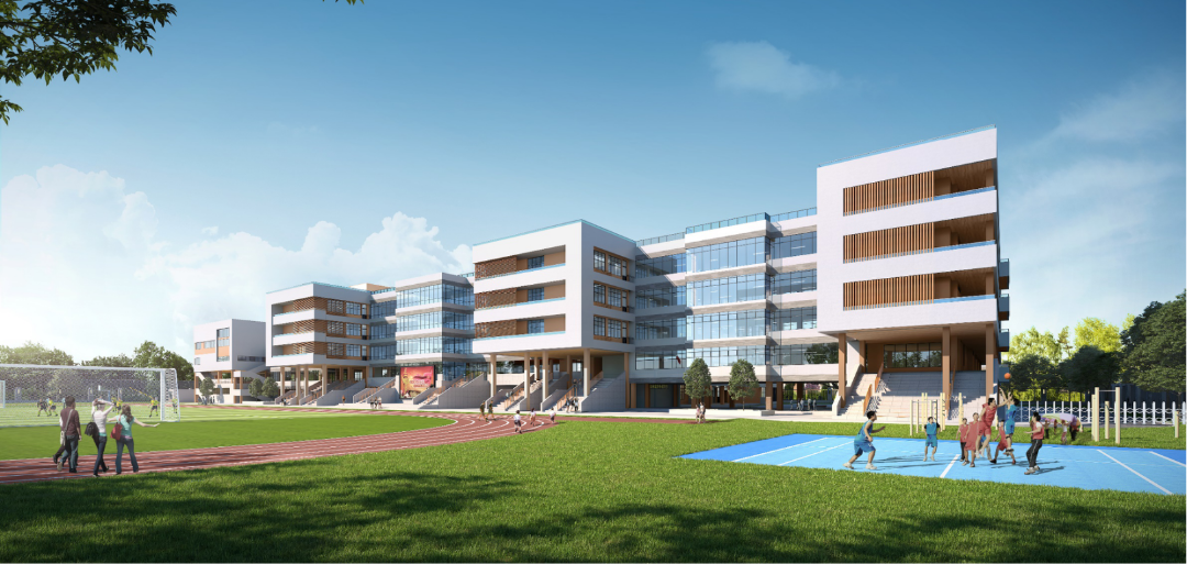 全面封顶即浩旺路学校项目四川师范大学附属温江实验学校(暂命名)最后